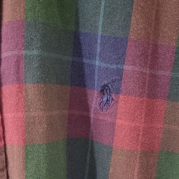 Men's Ralph Lauren Blake Multicolor Plaid Casual Shirt - Picture 2 of 8